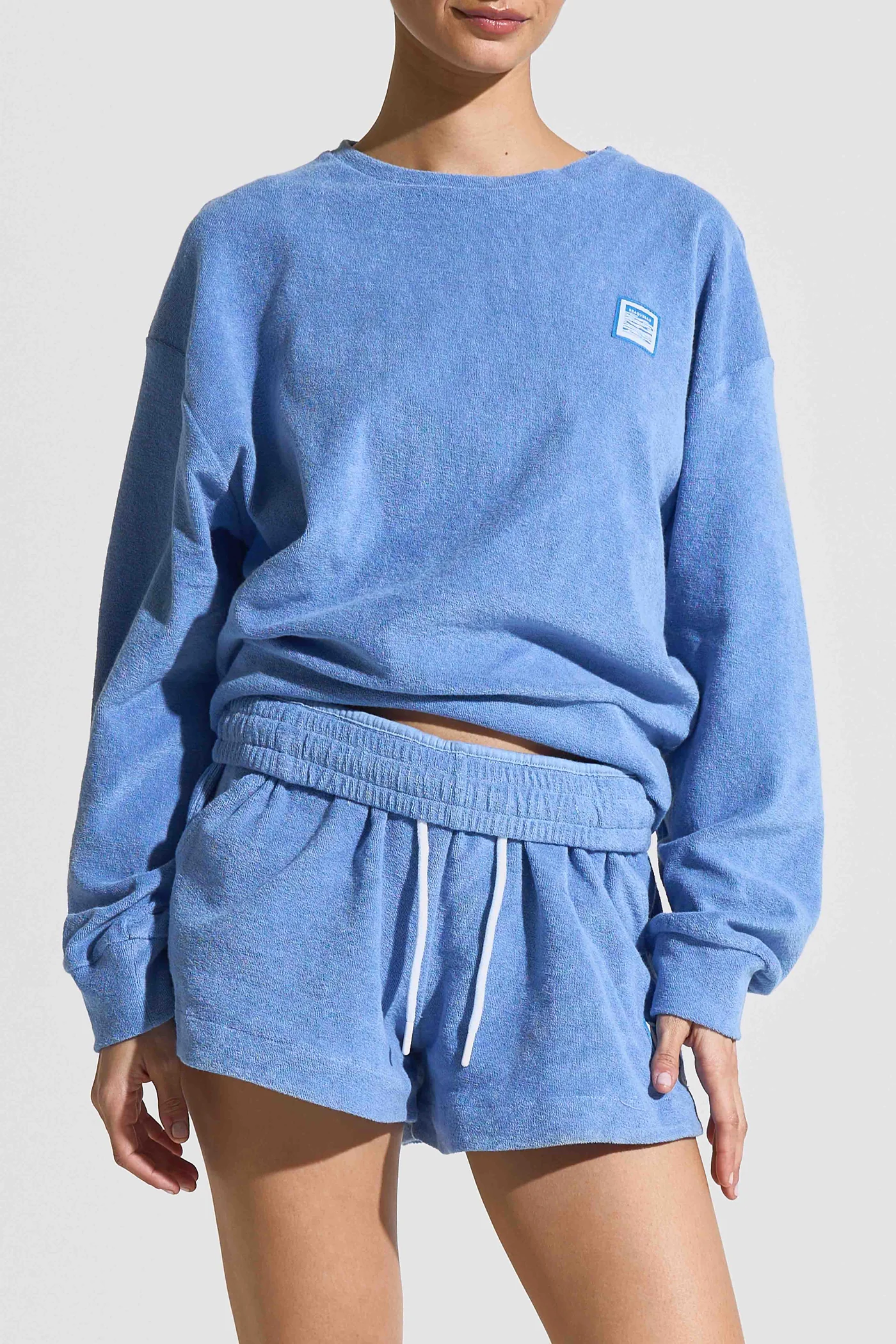 Terry Shorts Sky Blue Shorts